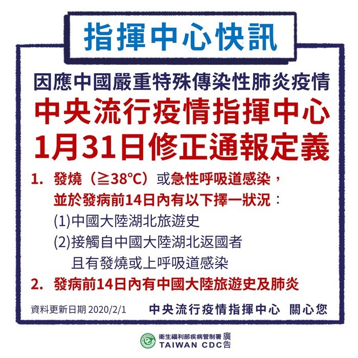 來源:中央流行疫情指揮中心